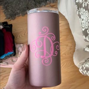 “D” monogrammed coffee mug
